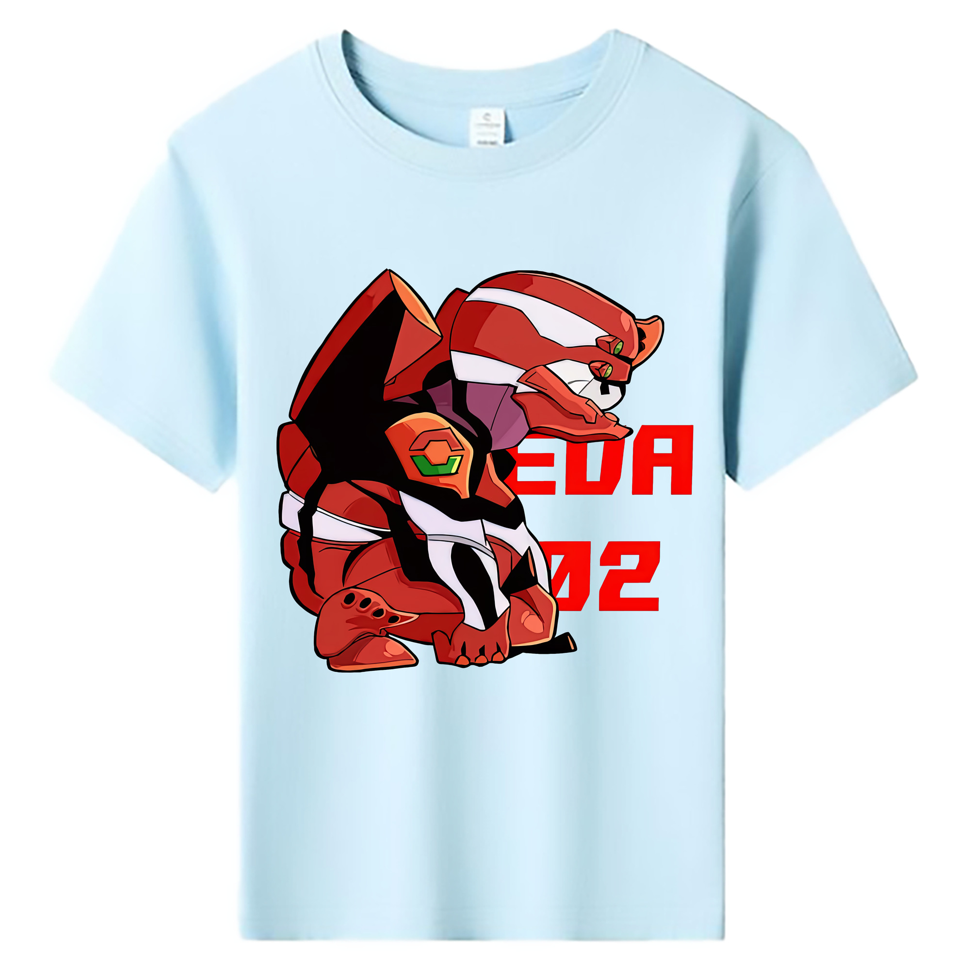 （画像用） EVA 新世紀エヴァンゲリオン 綿100％キッズTシャツ（フロントプリント）